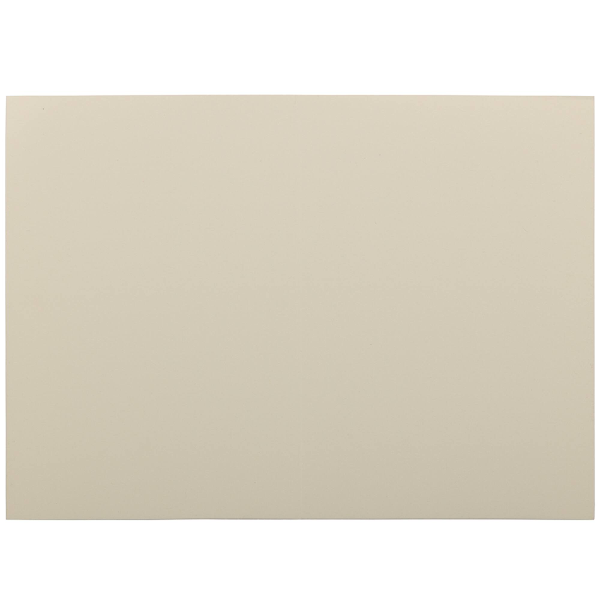 JAM Paper A6 Ivory Wove Strathmore Foldover Cards, 50ct.